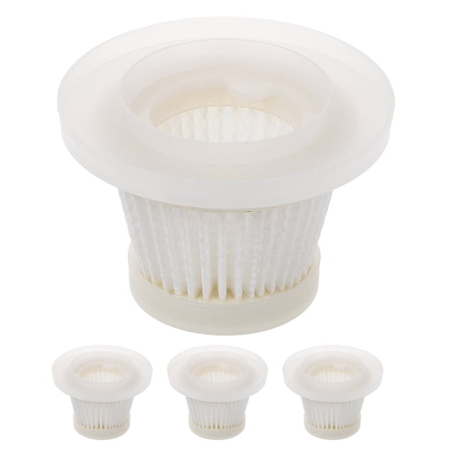 ColoMX 4 piezas de núcleo de filtro de aspiradora para vehículo, filtro de repuesto para aspiradora, filtro de aspiradora para coche, núcleo de filtro de repuesto para aspiradora