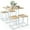 Natural, variant on Giantex 5 Piece Dining Table Set, Space-Saving Table Set for Pub, Coffee Shop, Natural