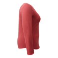 thumbnail image 4 of Playera George Talla 38 Cuello V Manga Larga Corte Plus Rosa Fuerte, 4 of 4