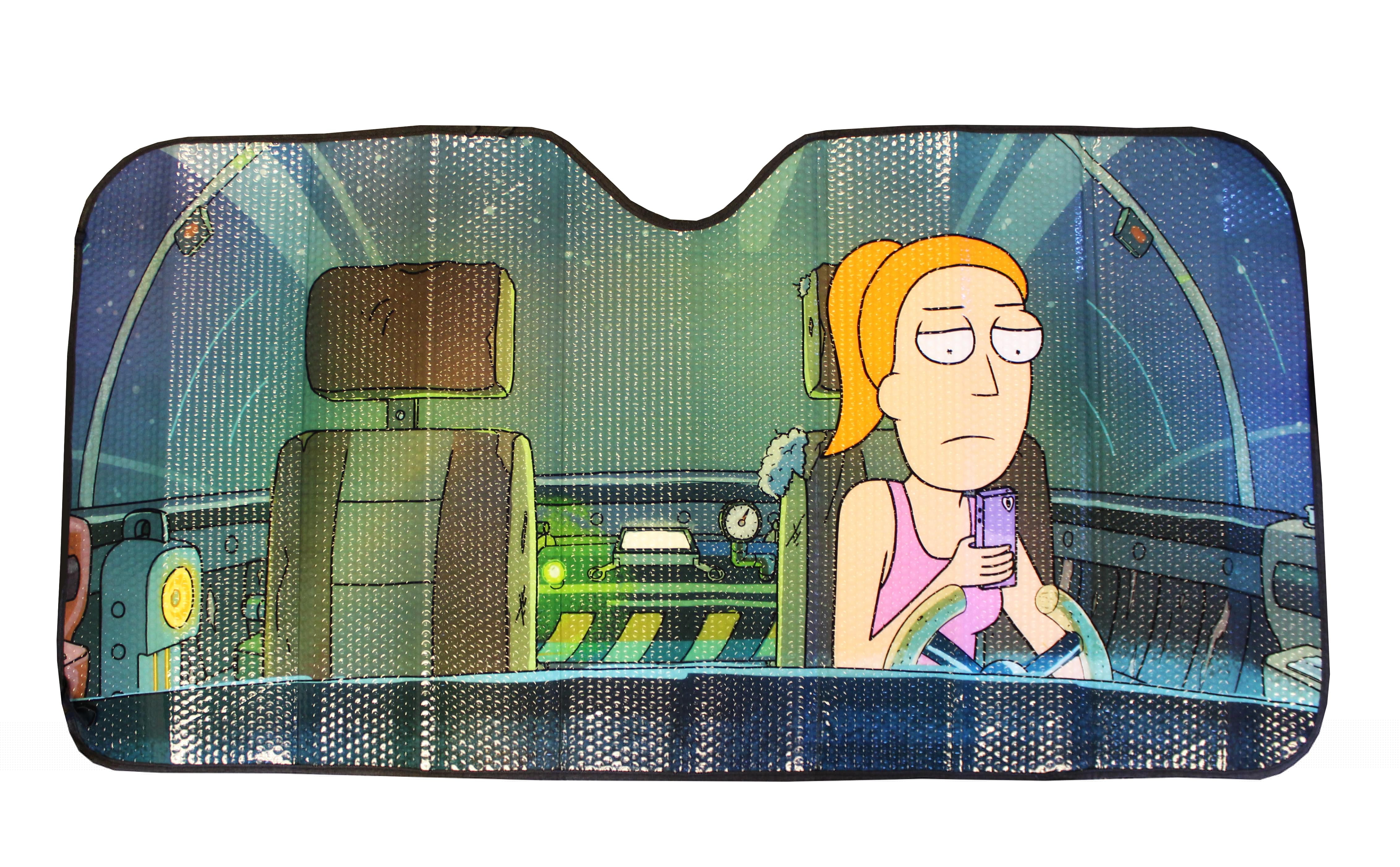Rick and Morty Foldable Universal Windshield Sun Shade for Car Suv