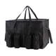 thumbnail image 3 of Bolsa de mano aislada, calentador de alimentos con cremallera , refrigerador de playa, bolsa térmica para comida fría y caliente para viajes, negro, 3 of 9