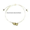 thumbnail image 2 of Heart To Heart Glow In The Dark Couple Bracelet Matching Heart Nightlight Wristband For, 2 of 5