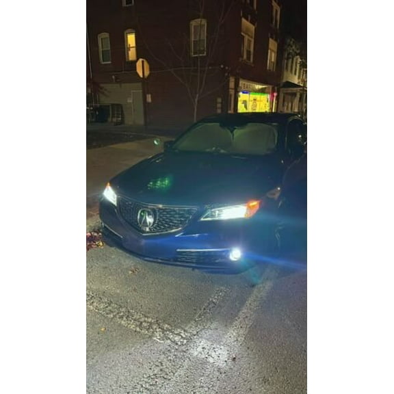 For The BlingLights Blue Halo Angel Eye LED Fog Lights for 2015-2020 Acura TLX