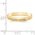 thumbnail image 3 of 14K Yellow Gold 14Ky 3mm Standard Flat Comfort Fit Band Size 7.5 Made In United States flc030-7.5, 3 of 5