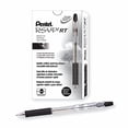 thumbnail image 3 of Pentel® R.S.V.P.® RT Retractable Ballpoint Pens, Medium Point, 1.0 mm, 61% Recycled, Transparent Black Barrel, Black Ink, Pack Of 12 Pens, 3 of 8