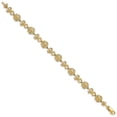 thumbnail image 7 of 14k Yellow Gold Starfish & Sand Dolloar Bracelet, 7 of 7