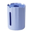 thumbnail image 3 of Dispensador de pañuelos faciales, caja de pañuelos de escritorio moderna, organizador de servilletas. Azul, 3 of 9