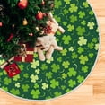thumbnail image 5 of FMSHPON Easter Tree Skirt Colorful Eggs Bunny Xmas Christmas Tree Skirt Stand Mat for Holiday Party Decoration Indoor Outdoor 36 inches, 5 of 6