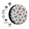 thumbnail image 4 of Pofeuu Watermelon Print Spare Tire Wheel Cover for Car Truck SUV Camper Universal Fit Spare Tire Cover RV Spare Tire Covers-17 inch, 4 of 6