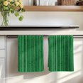 thumbnail image 7 of Retro Green Kitchen Towels Set of 3, Vintage Rustic Plants Trees Lines Pattern Absorbent Dish Towels for Kitchen, Microfiber Hand Towel, Quick Drying Tea Towel for Cleaning Decorative Dishcloths, 7 of 7