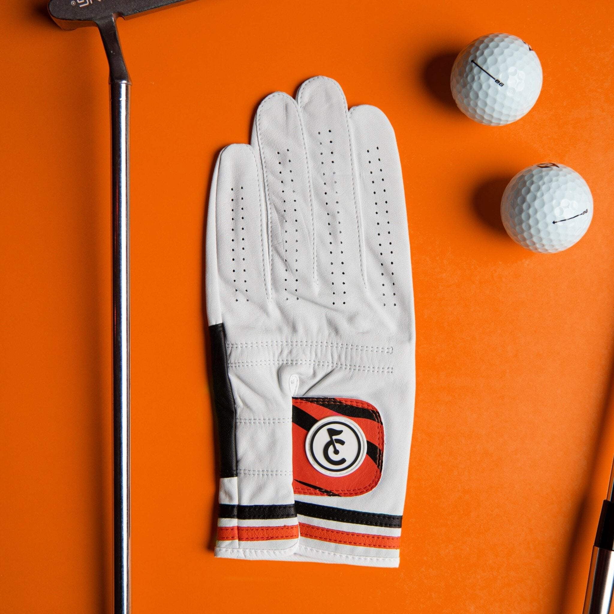 Tiger Golf Glove | Premium Cabretta Leather & Supportive Palm Pad