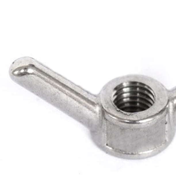 Lot De 5 Vis à Ailes Papillon – 304 Inox M6x12 Mm – Uxcell – Serrage à La Main Facile