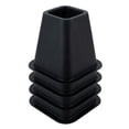 thumbnail image 2 of Simplify 4 Piece 6" Bed Risers, 2 Pack, Black, 2.36" x 2.36", 2 of 6