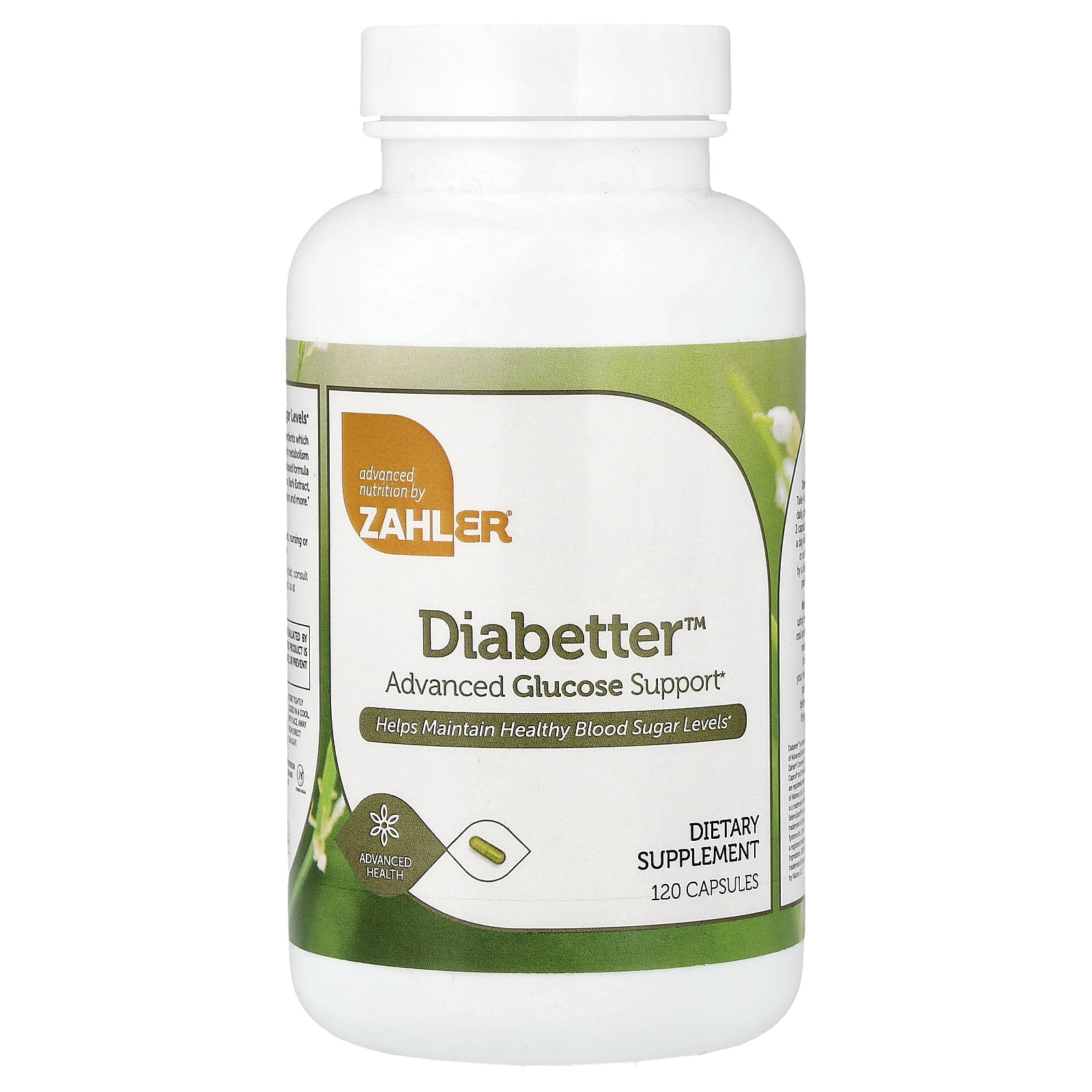 Zahler Diabetter – Advanced Glucose Support Supplement with Berberine HCl, Cinnamon, Chromium – Blood Sugar Support Supplement – Kosher Non-GMO Gluten Free Sugar Control Supplements (120 Capsules)
