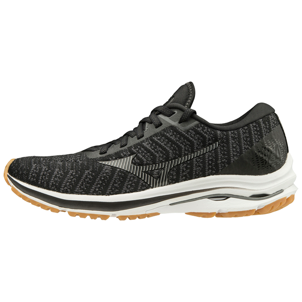Mizuno Women's Wave Rider 24 Waveknit™ D (Wide) Running Shoe, Size 6