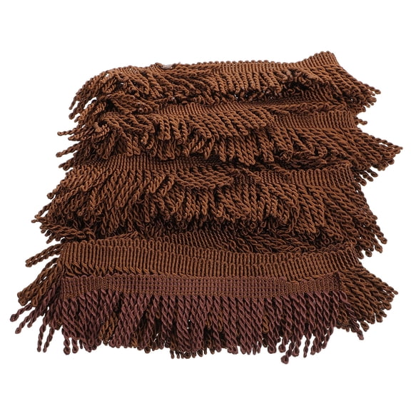 HEMOTON Elegant Fringed Strip Diy Tassel Trim for Diy Projects Sewing Projects 1 Roll 118x2 0in