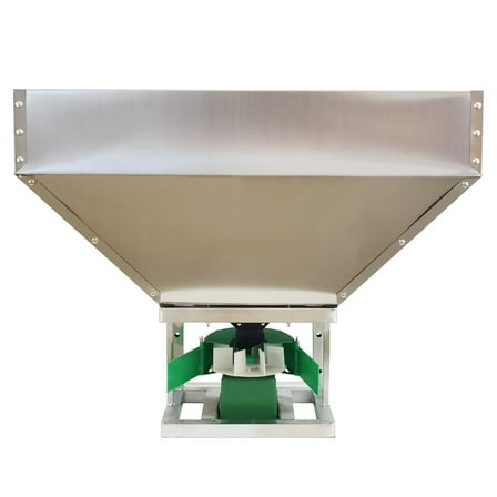 42 Gallon Fertilizer Broadcast Spreader Stainless Steel Tractor Front-Mounted Electric Fertilizer Spreader