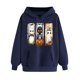 thumbnail image 2 of Ailaofu Womens Halloween Sweatshirt Cute Graphic Crewneck Pullover Printed Long Sleeve Fall Outfits Sweatshirts, 2 of 4