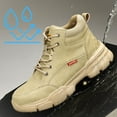 thumbnail image 6 of PPCHVOMEY Lightweight Safety Work Boots for Men Waterproof Boots Steel Toe Shoes Puncture-Proof Work Shoes for Men, 6 of 10