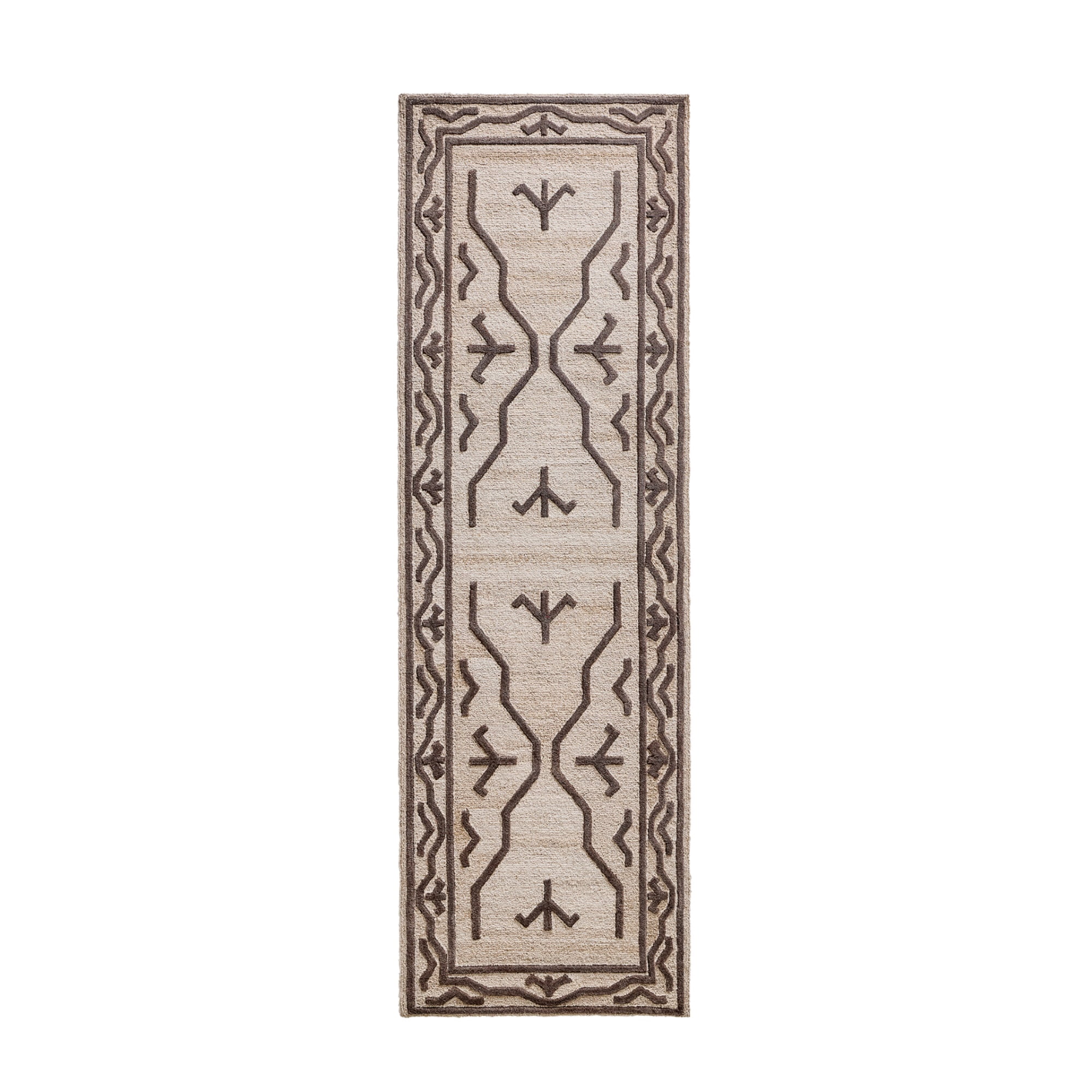 Better Homes & Gardens Dagali Oushak Runner Rug, 2.5 ft x 8 ft, Beige