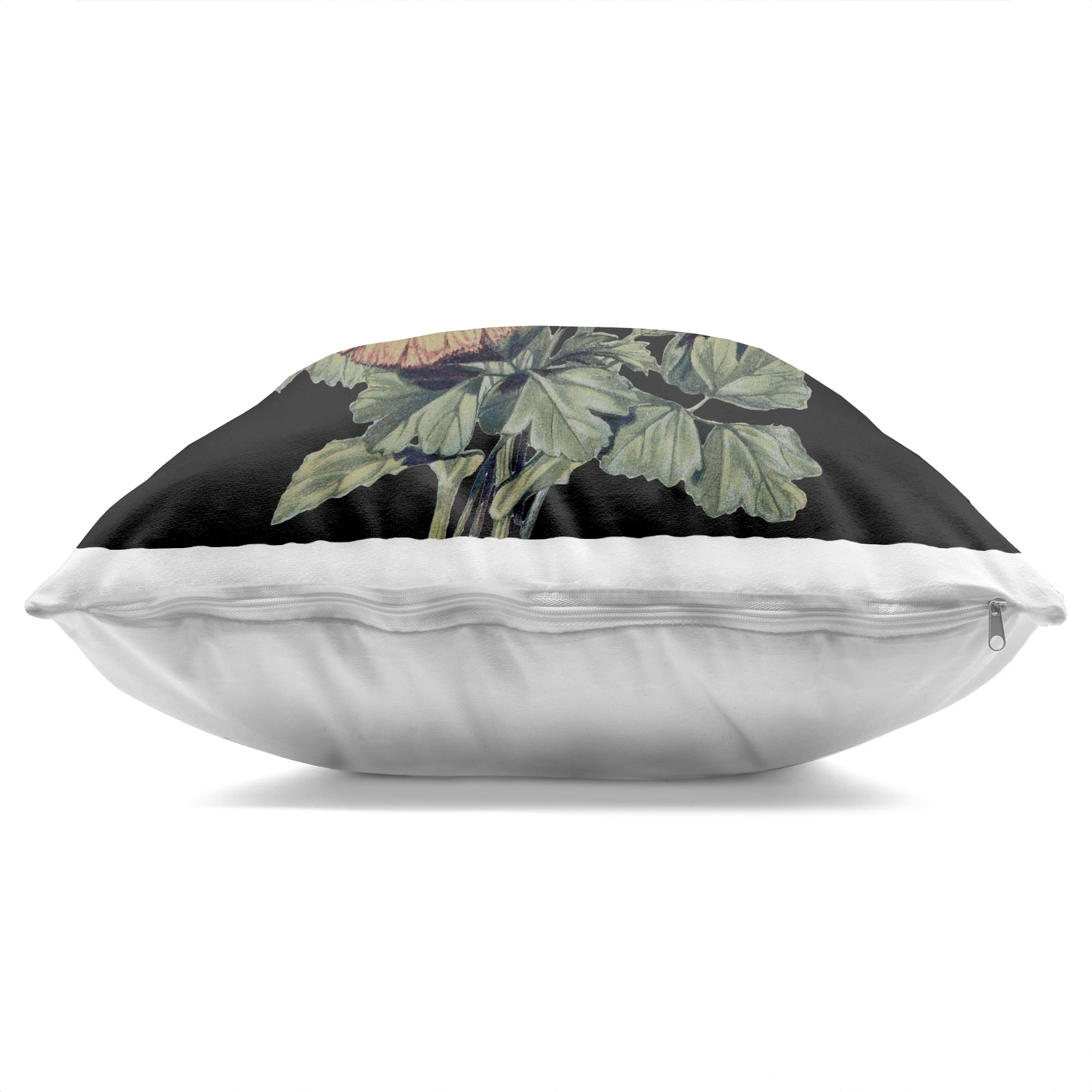 Stupell Industries Flower Bouquet on Black Decorative Printed Throw Pillow, design by Dan Meneely