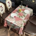 thumbnail image 6 of Pioneer Flower Floral Print Pattern Rectangle Tablecloth 60"x120",Waterproof Polyester Rectangle Table Cloth, Wipeable Spillproof Polyester Tablecloth for Dining, Camping, Indoor and Outdoor, 6 of 6