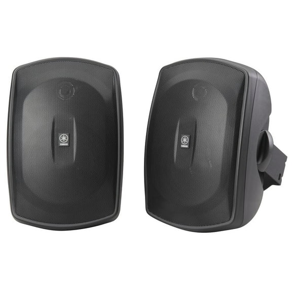 YAMAHA NS-AW190BL 2-Way Indoor/Outdoor Speakers (Pair, Black)