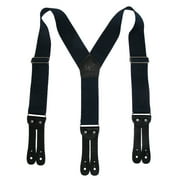 Welch Men's Big and Tall Elastic Button-End Y-Back 2 Inch Navy Work Suspenders