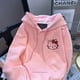 thumbnail image 5 of Sudadera con capucha Kawaii Sanrio Hello Kitty para mujer, moda Otoño Invierno, nueva sudadera, abrigo para niña, ropa dulce Y2k Preppy, tops 2023, 5 of 5