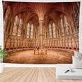 thumbnail image 2 of Tapiz europeo para pared de iglesia, palacio, 150 x 130 cm, microtela, 2 of 2