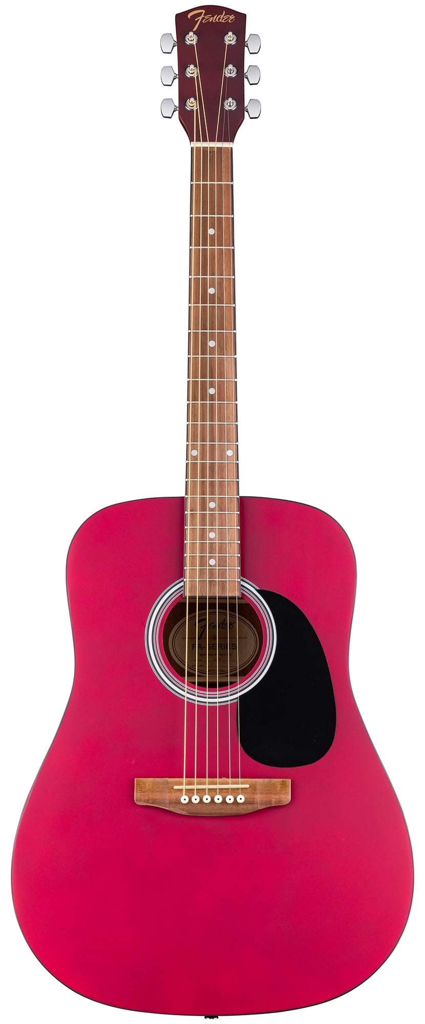 Fender FA Series Dreadnought Acoustic Guitar - Crimson Red w/ Hard Case