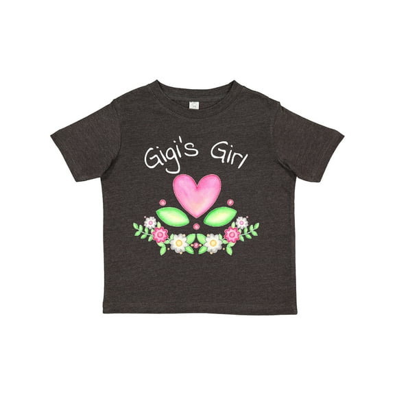 Inktastic Gigi's Girl- Heart Flowers Girls Toddler T-Shirt