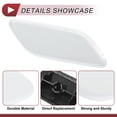 thumbnail image 4 of Unique Bargains 1 Pcs Front Right Side Bumper Headlight Washer Nozzle Cover Cap for Honda CR-V MK3 Facelift 2009-2011 Bumper Trim Nozzle Cover No.76887SWAS01 White, 4 of 7