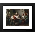 thumbnail image 2 of Emil Rau 24x19 Black Modern Framed Museum Art Print Titled - The Admirers, 2 of 5