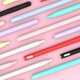 thumbnail image 4 of EeaseMX 2 accesorios de silicona con forma de cabeza de gato de dibujos animados, compatibles con Apple Pencil 2 (morado y azul cielo)., 4 of 8