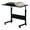 Black-Large, variant on Removable Adjustable Side Table - P2 15MM Chipboard & Steel, Small Stylish for Home Office, Height-Adjustable, Black(Small)