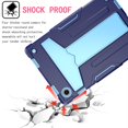 thumbnail image 2 of Allytech SM-X200/X205/SM-X207 Case for Galaxy Tab A8 2022, PC + TPU Protective Typing & Viewing Angle Folio Stand Kidsproof Case for Samsung Galaxy Tab A8 10.5 inch 2022 Released, Navyblue+Blue, 2 of 5