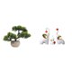 thumbnail image 1 of Árbol bonsái artificial,Bonsái artificial para decoración de escritorio o interior,Bonsái artificial,planta falsa en maceta.,Esculturas de elefantes,Estatuas de elefantes para decoración, 1 of 8