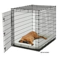 thumbnail image 4 of MidWest Homes For Pets Wire Dog Crate, Single Door, Foldable, Durable, Leak-Proof Pan Included, Metal, Black, Extra Extra Large, 54" L x 37" W x 45" H, 4 of 6