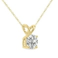 thumbnail image 2 of SZUL Women's 2 Carat Lab Grown Diamond Round Solitaire Pendant in 14K Yellow Gold (F-G Color, VS1-VS2 Clarity), 2 of 6