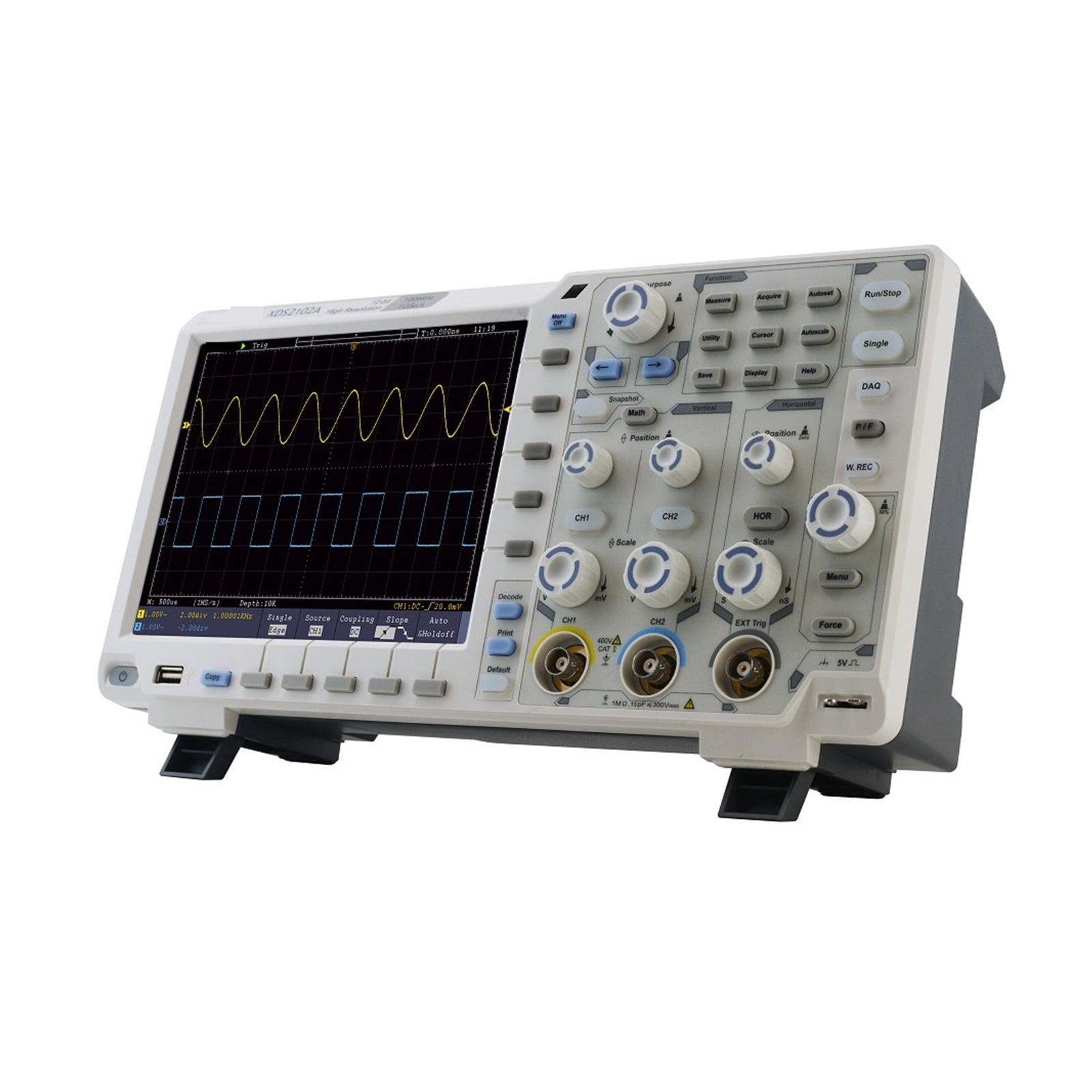 Digital Oscilloscope 1GS/s 100MHz Record Length 12 Bits Multimeter Oscilloscope Generator ,Professional Designed