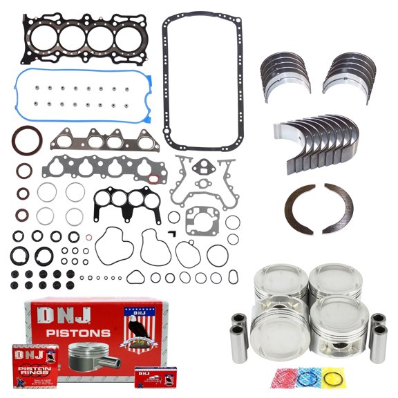 DNJ EK245 Engine Rebuild Kit Fits Cars & Trucks 1994-1997 Honda Isuzu Accord Oasis Odyssey 2.2L SOHC L4 16V 2156cc F22B2 F22B6 VIN 4