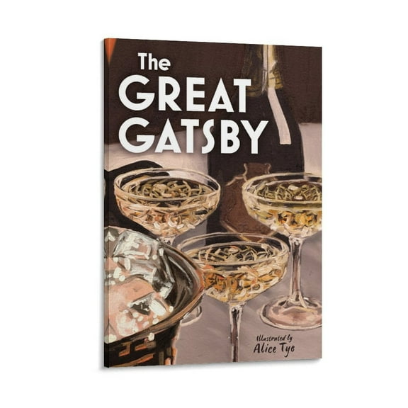 The Great Gatsby Movie Poster (12) Room Aesthetic Poster Print Art Wall Painting Canvas Posters Gifts Modern Bedroom Decor 12x18inch(30x45cm)