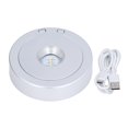 thumbnail image 1 of USB RGB LED Display Base Colorful Light Crystal Rotating Stand Holder for Bottle Jewelry Crafts, 1 of 4
