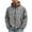 Gray, variant on GrmtClth Men's Hooded Windbreaker Jacket, Lightweight Full Zip Up Rain Jacket with Pockets, Water-Resistant Casual Outerwear Sun Protection Clothing Army Green L