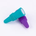 thumbnail image 2 of HOOWIFFY 6Ud Tapones De Silicona Para De Vino Morado Reutilizables Y Selladores Herméticos, 2 of 8