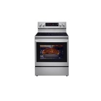 LG LREL6325F 6.3 cu ft. Smart Wi-Fi Enabled True Convection InstaView(R) Electric Range with Air Fry