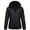 Black, variant on YUCOLEN Women's Lightweight Puffer Jacket with Hood Pockets Quilted Padded Full-zip Water-Resistant Windproof Transitional Winter Coat Black L