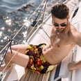 thumbnail image 2 of luoweisi Men's Beach Shorts Quick Dry Swim Trunks with Mesh Lining Fruit L, 2 of 5