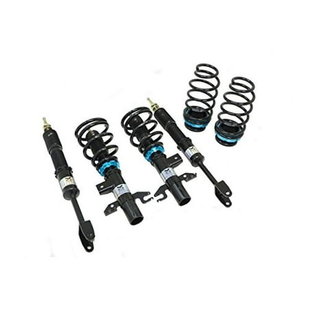Megan Racing Strut Bars - Megan Racing MR-CDK-DD13-EZ EZ Street Coilovers; 15 Way Adjustable; Must Reuse OEM Front Top Mounts